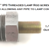 1/2" NPT pipe thread to 1/8" IPS NPS lamp nipple adapter diy Steampunk Industrial Lamp Bushing - Image 5