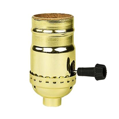 3 Terminal Brass Socket